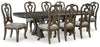 Juego de comedor de 9 piezas