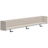 Perchero de pared Socalle con estante