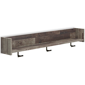 Perchero de pared Neilsville con estante