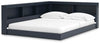 Cama con almacenaje para librería Simmenfort