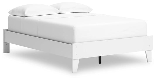 Cama de plataforma completa Hallityn