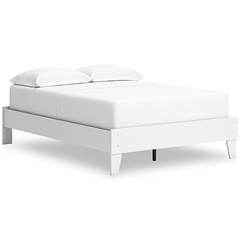 Cama de plataforma completa Hallityn