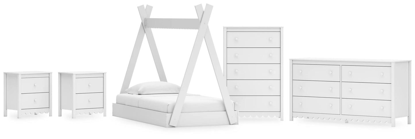 Paquete de dormitorio de 7 piezas