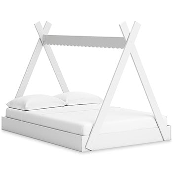 Cama completa Hallityn tipo tienda de campaña
