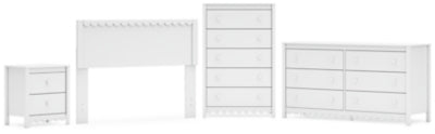 Juego de dormitorio de 4 piezas