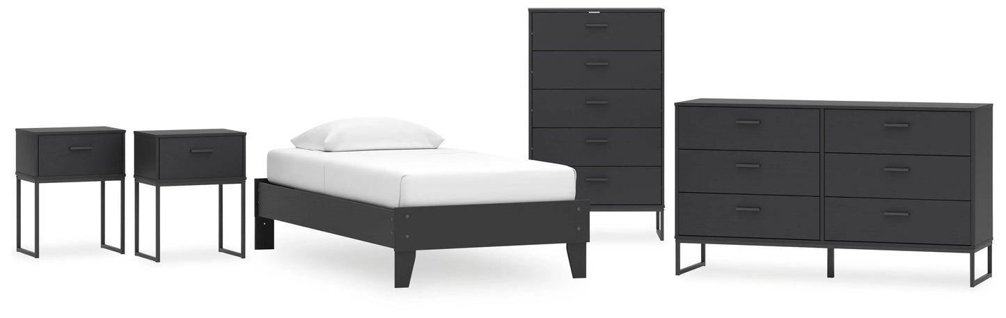 Paquete de dormitorio de 7 piezas