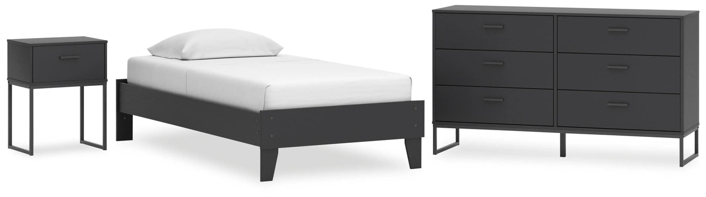 Paquete de dormitorio de 5 piezas