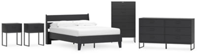 Paquete de dormitorio de 7 piezas