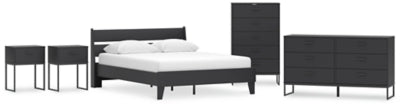 Paquete de dormitorio de 7 piezas