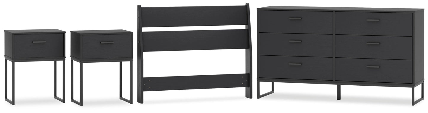 Juego de dormitorio de 4 piezas