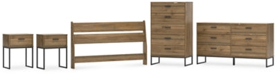 Paquete de dormitorio de 5 piezas