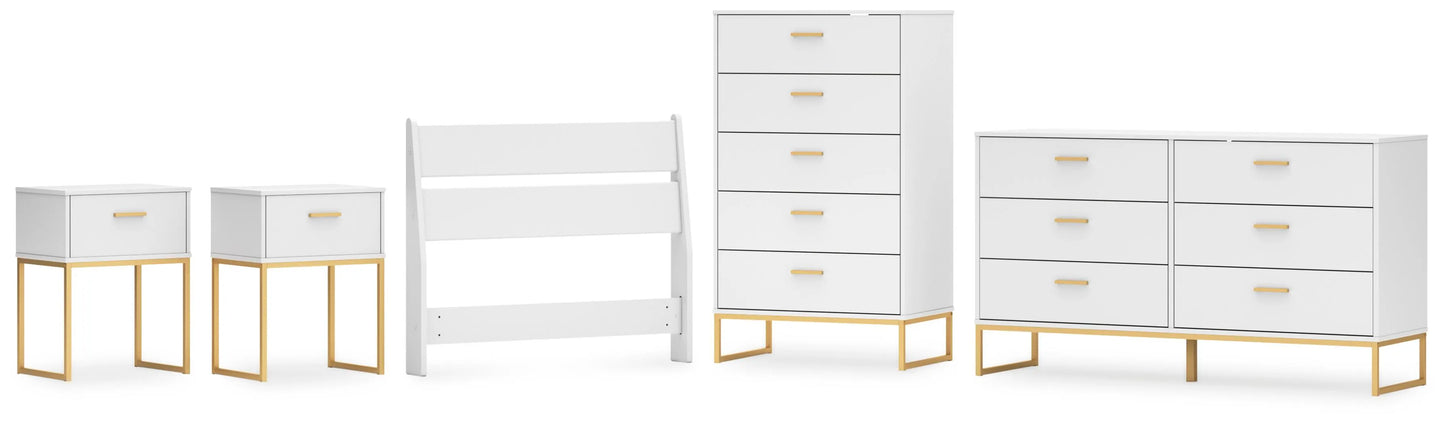Paquete de dormitorio de 5 piezas