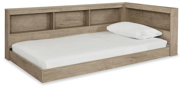 Cama individual con estantería Oliah