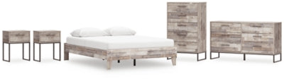 Paquete de dormitorio de 7 piezas