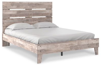 Cama de plataforma con panel tamaño queen Neilsville