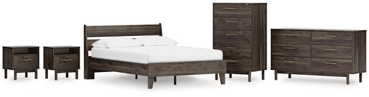 Paquete de dormitorio de 7 piezas