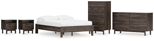 Paquete de dormitorio de 7 piezas