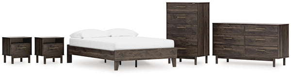 Paquete de dormitorio de 7 piezas