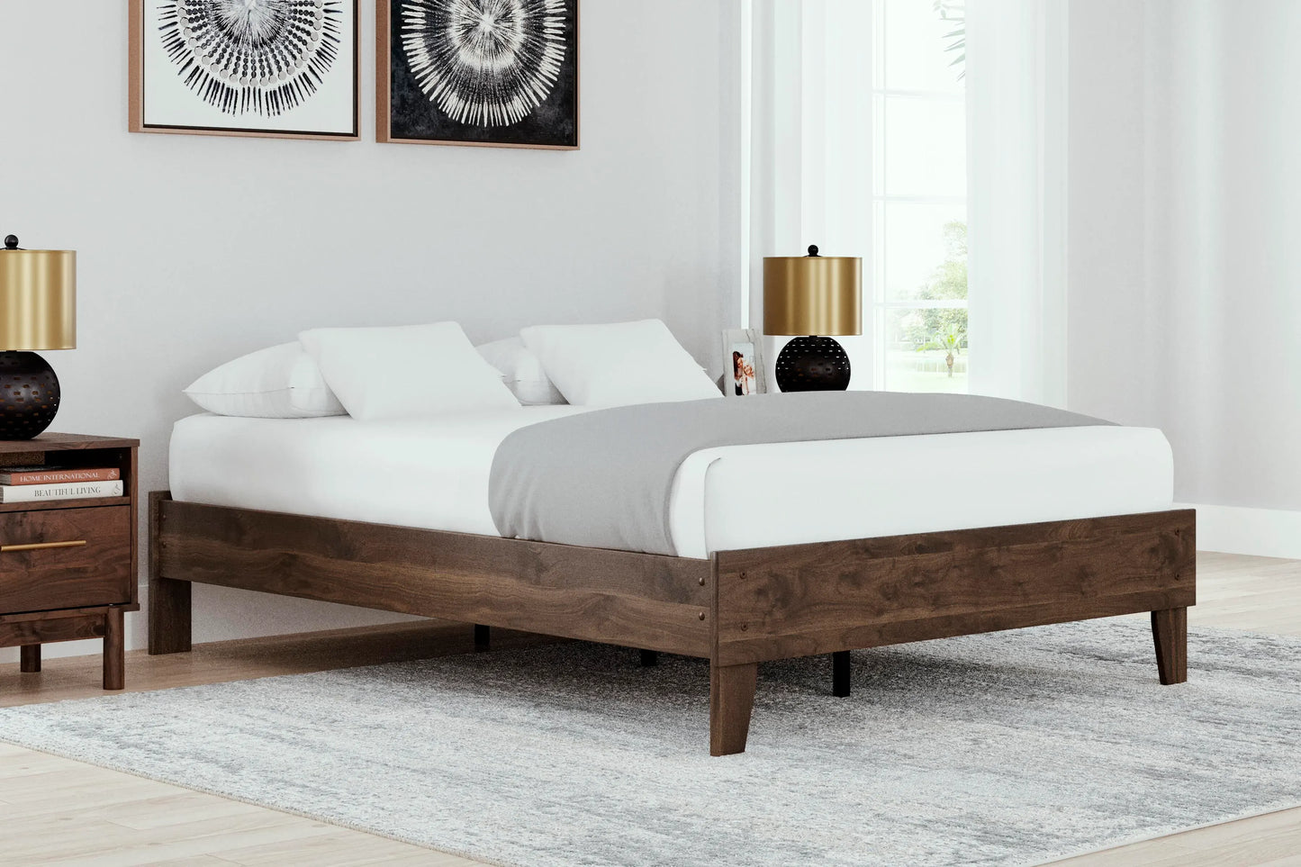Cama completa con plataforma Calverson