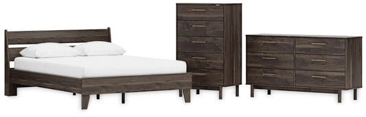 Paquete de dormitorio de 5 piezas