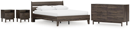 Paquete de dormitorio de 6 piezas
