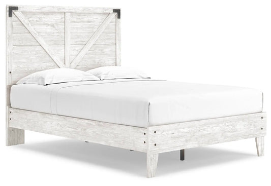 Cama con plataforma Shawburn Full Crossbuck Panel