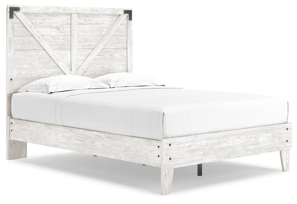 Cama con plataforma Shawburn Full Crossbuck Panel