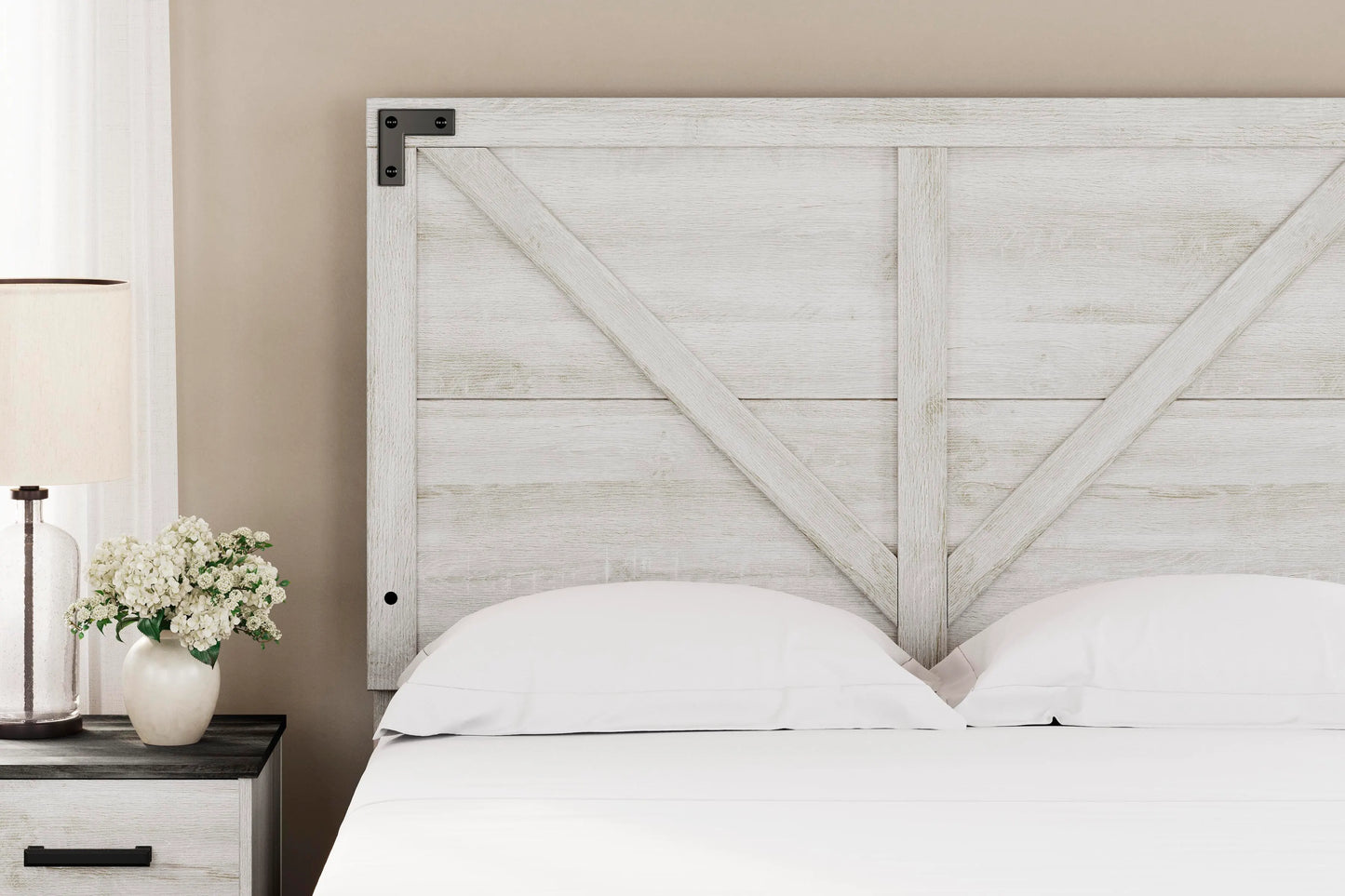 Cabecero Shawburn con panel cruzado completo