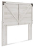 Cabecero Shawburn con panel cruzado completo