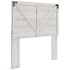 Cabecero Shawburn con panel cruzado completo