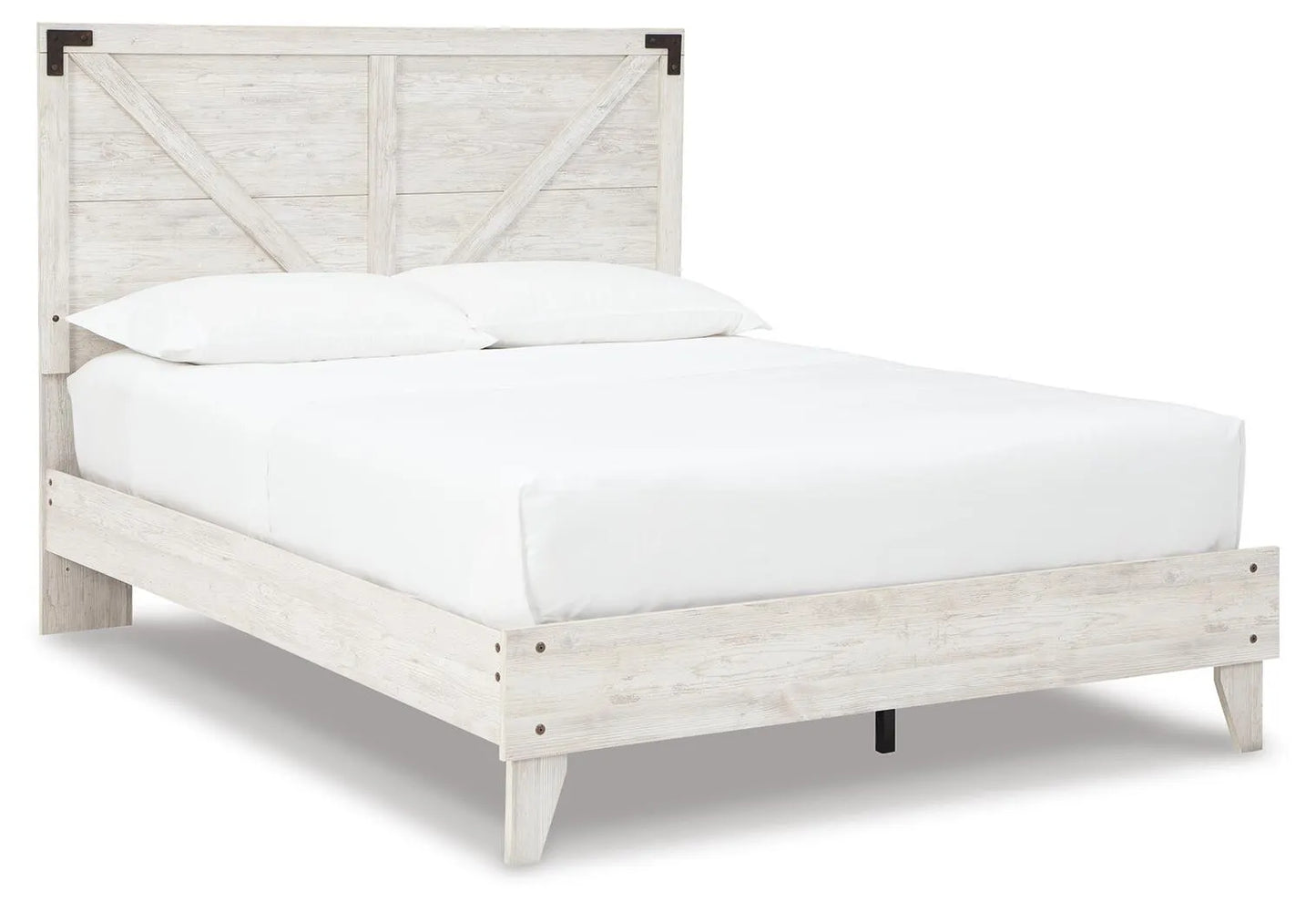 Cama con Plataforma Shawburn Queen Crossbuck