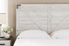 Cabecero de panel cruzado Shawburn Queen