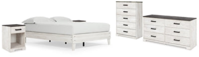 Paquete de dormitorio de 7 piezas