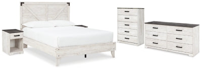 Paquete de dormitorio de 7 piezas