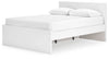 Cama de plataforma con panel tamaño queen Onita con 1 espacio de almacenamiento lateral