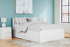 Base de cama con plataforma Onita Queen con 2 cajones de almacenamiento laterales