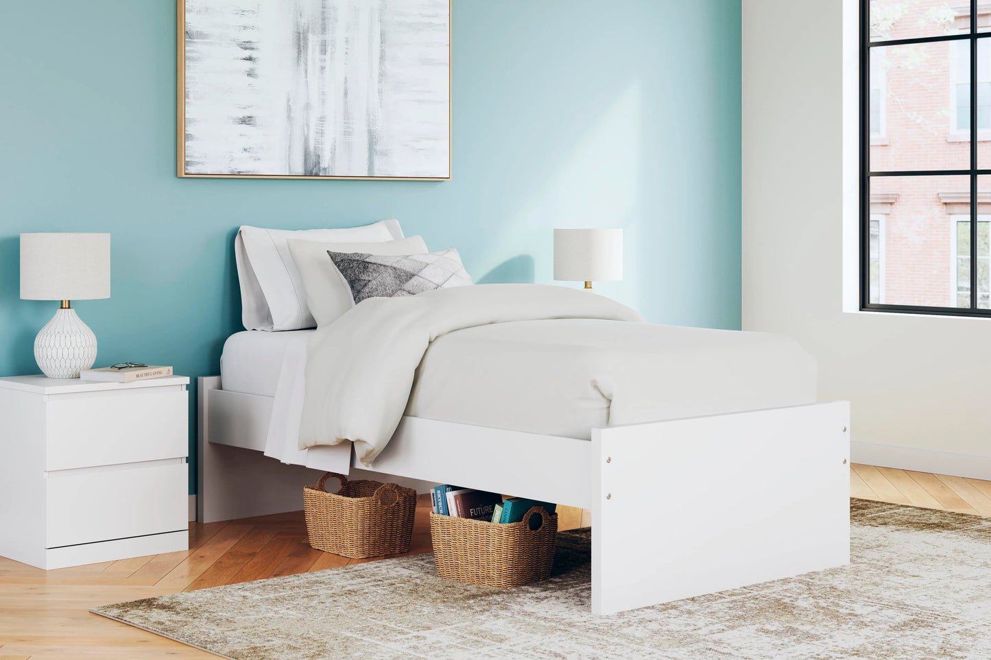 Cama de plataforma doble Onita