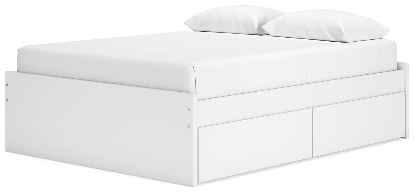 Cama Queen Onita con 2 cajones de almacenaje laterales