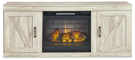 Mueble de TV Bellaby con chimenea eléctrica