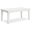 Mesa de centro Hyland Wave para exteriores