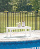 Mesa de centro Hyland Wave para exteriores