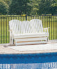 Sofá doble planeador de exterior Hyland Wave