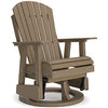 Sillón giratorio reclinable para exterior Hyland Wave