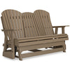 Sofá doble planeador de exterior Hyland Wave