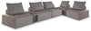 Juego de asientos modulares para exterior Bree Zee de 7 piezas