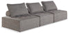 Bree Zee Asientos modulares de exterior de 3 piezas