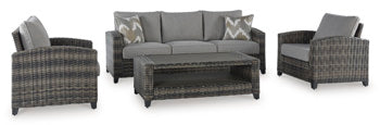 Set de Sofá/Sillas/Mesa de Exterior Oasis Court (Set de 4)