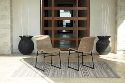 Silla de comedor Amaris para exteriores (juego de 2)