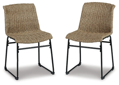 Silla de comedor Amaris para exteriores (juego de 2)