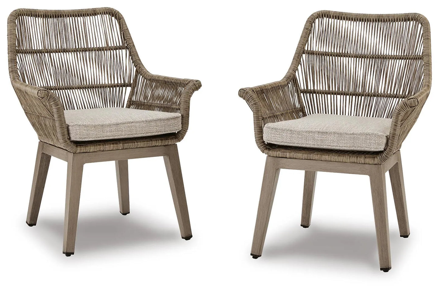 Sillón de playa con cojín (juego de 2)